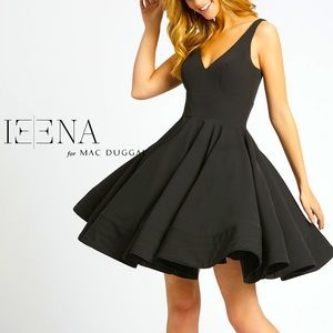 Brand new IEENA for Mac Duggal black dress